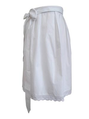 Dirndl schort wit