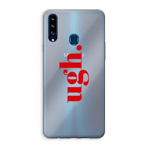 Ugh: Samsung Galaxy A20s Transparant Hoesje