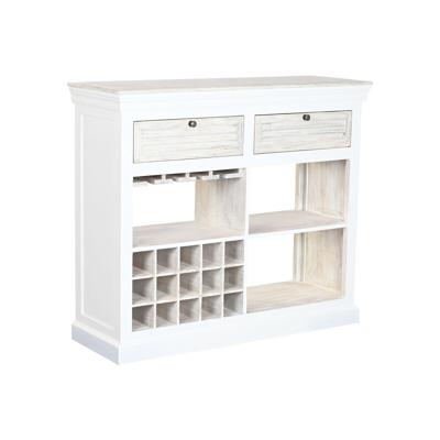 Flessenrek Home ESPRIT Wit 120 x 40 x 98 cm
