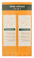 Klorane Hair Removal Cream With Sweet Almond Duo Set 300 ml Scheren en ontharen