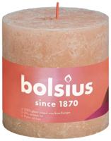 Bolsius Rustiekkaars shine 100/100 misty pink