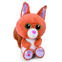 Nici eekhoorn pluche knuffel - oranje - 25 cm