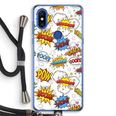 Pow Smack: Xiaomi Mi Mix 3 Transparant Hoesje met koord