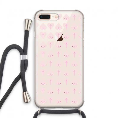 Ass 'n Titties: iPhone 7 PLUS Transparant Hoesje met koord