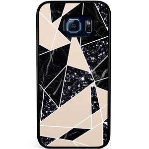 Samsung Galaxy S6 Edge hoesje - Abstract painted