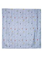 ROMEO HUNTE Quarter water print silk scarf - Bleu - thumbnail