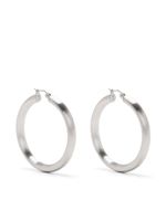 Tom Wood boucles d'oreilles Classic Thick Satin XL - Argent - thumbnail