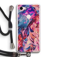 Pink Orchard: Pixel 3 Transparant Hoesje met koord