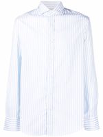Brunello Cucinelli chemise à rayures - Bleu
