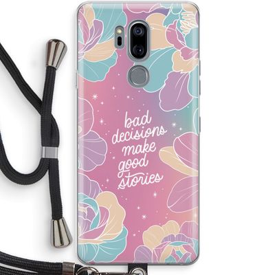 Good stories: LG G7 Thinq Transparant Hoesje met koord