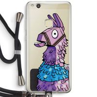 Lama: Huawei Ascend P10 Lite Transparant Hoesje met koord