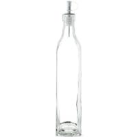 Zeller Azijnfles of Oliefles - glas - 500 ml - schenktuit - Doseerflessen voor op tafel