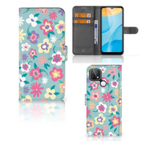 OPPO A15 Hoesje Flower Power - thumbnail