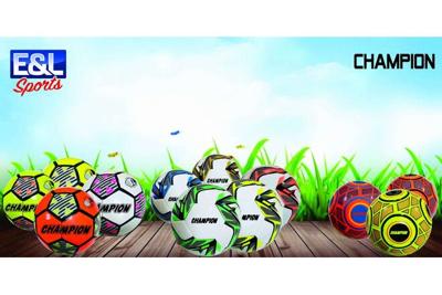 E&L Sports Voetbal champion - verschillende prints - 320 gram - maat 5