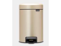 Brabantia pedaalemmer 3l metalic gold