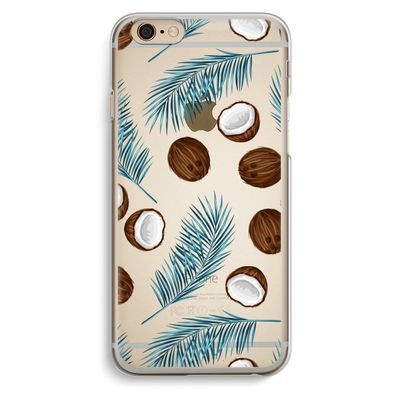 Kokosnoot roze: iPhone 6 / 6S Transparant Hoesje