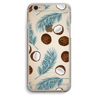 Kokosnoot roze: iPhone 6 / 6S Transparant Hoesje