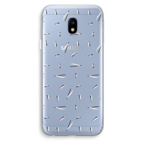 Hipster stripes: Samsung Galaxy J3 (2017) Transparant Hoesje