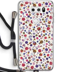 Planets Space: LG V30 Transparant Hoesje met koord