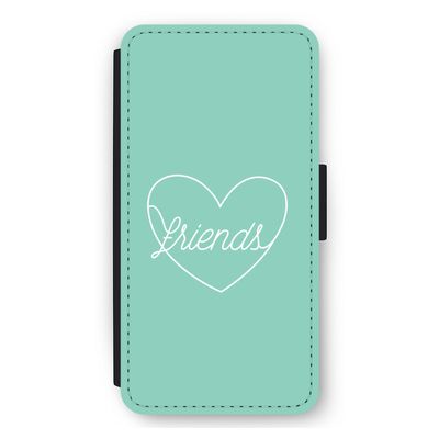 Friends heart pastel: iPhone 11 Flip Hoesje