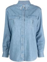 Boglioli long-sleeve denim shirt - Bleu