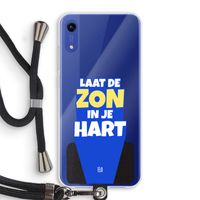 Laat de zon in je hart: Honor Play 8A Transparant Hoesje met koord