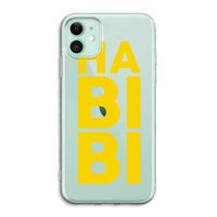 Habibi Majorelle : iPhone 11 Transparant Hoesje
