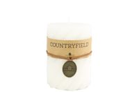 Kaars spiraal rond Tonnie S wit - Countryfield - thumbnail