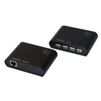 LogiLink Serieel Adapter [1x USB-A 2.0 stekker - 1x D-sub stekker 9-polig] 1.5 m Zwart