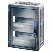 Hensel 68000178 FP 1219 Kleine verdeelkast Opbouw (op muur) Aantal groepen: 24 Aantal rijen: 2 Inhoud: 1 stuk(s)