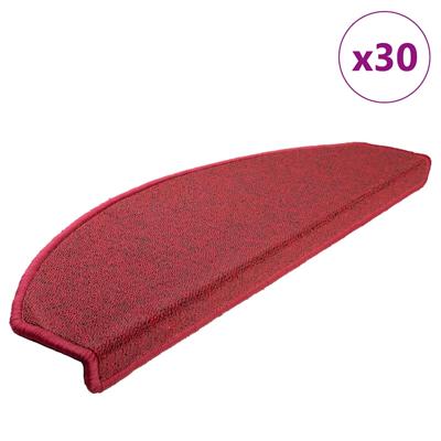 Trapmatten 30 st 65x24x4 cm bordeauxrood