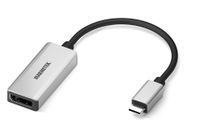 Marmitek 08371 video kabel adapter 0,15 m USB Type-C DisplayPort Zwart, Zilver