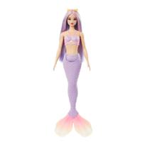 Mattel Dreamtopia - Zeemeerminpop - Lila haar en een paarse staart pop