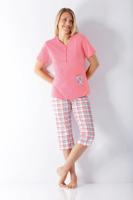 Hajo dames pyjama roze ruit