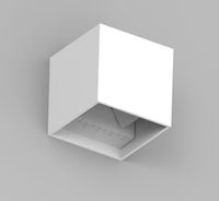 Wandarmatuur CUBE 10x10x10 Wit Up & Down 6W 2700K
