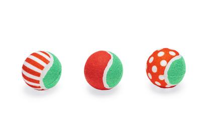 Beeztees Beeztees Kerst Tennisballen 3st