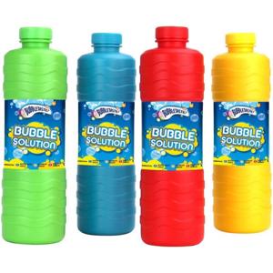 5x fles Bellenblaas navulling van 1 liter - Bellenblaasmix - navulverpakking