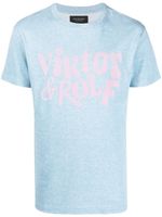 Viktor & Rolf t-shirt à logo imprimé - Bleu
