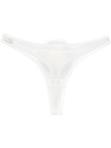 Gilda & Pearl string "Diana Georgette Pompom" - Blanc