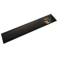 VidaXL Keukenmat wasbaar kruidenprint 60x300 cm fluweel