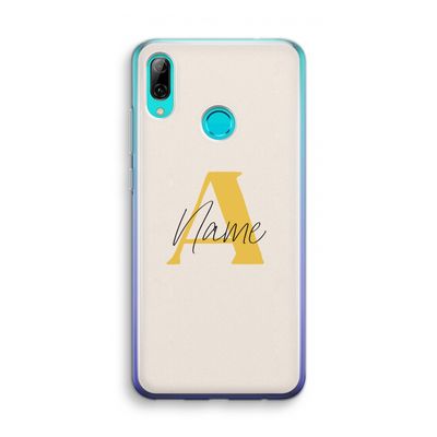 Amber Script: Huawei P Smart (2019) Transparant Hoesje