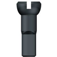 Sapim Spaaknippel 14 Polyax 12mm zwart messing (100st) - thumbnail