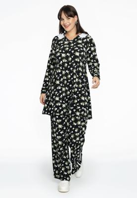 Yoek Pantalon ALBA | Zwart | Maat 50/52