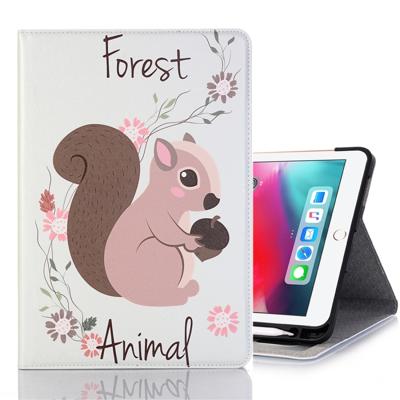 Eekhoorn patroon horizontale Flip leren Case voor iPad Pro 11 inch (2018) met Card Slots & houder & portemonnee & Foto Frame & stylushouder