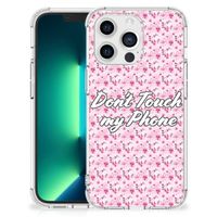 iPhone 13 Pro Max Anti Shock Case Flowers Pink DTMP