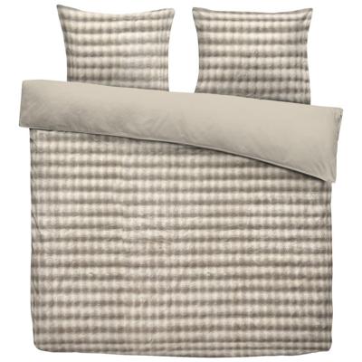 2e Halve Prijs Leen Bakker - Dekbedovertrek Brylin - Zand - 240x200/220 Cm - Polyester - Beige