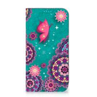 iPhone 15 Plus | Bookcase | Cirkels en Vlinders