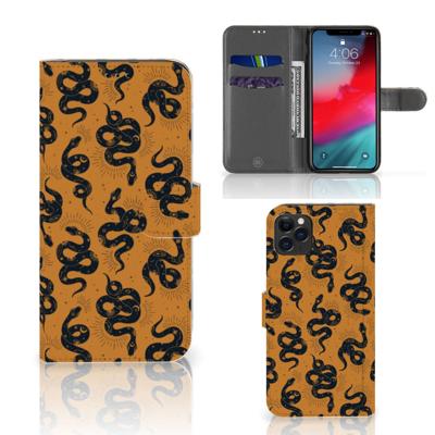 Telefoonhoesje | Met pasjeshouder | voor Apple iPhone 11 Pro Max Snakes
