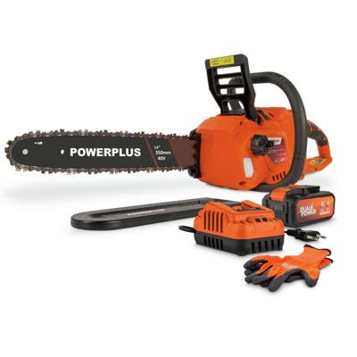 Accu-kettingzaag - Dual Power - POWDPGCSS2 - 40V snoerloze snoeischaar - 350 mm geleiderail - Inclusief accu en oplader Accu-kettingzaag - Dual Power - POWDPGCSS2 - 40V snoerloze snoeischaar - 350 mm geleiderail - Inclusief accu en oplader
