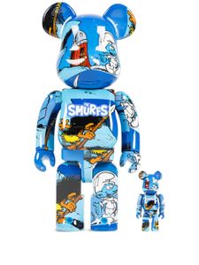 MEDICOM TOY x The Smurfs (The Astrosmurf) BE@RBRICK 100% and 400% figurine - Bleu